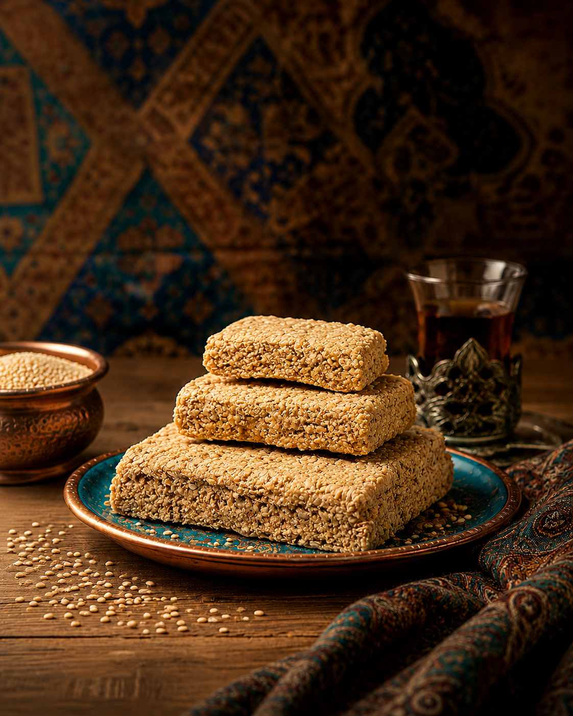 حلوای سنتی کنجدی